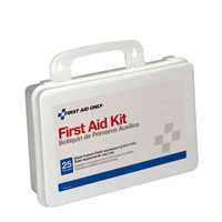 First Aid Only 25 Person OSHA First Aid Kit, Weatherproof Plastic Case, OSHA Compliant