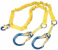 3M ShockWave2 100% Shock Absorbing Lanyard 6 ft Self-Locking Snap 310 lb