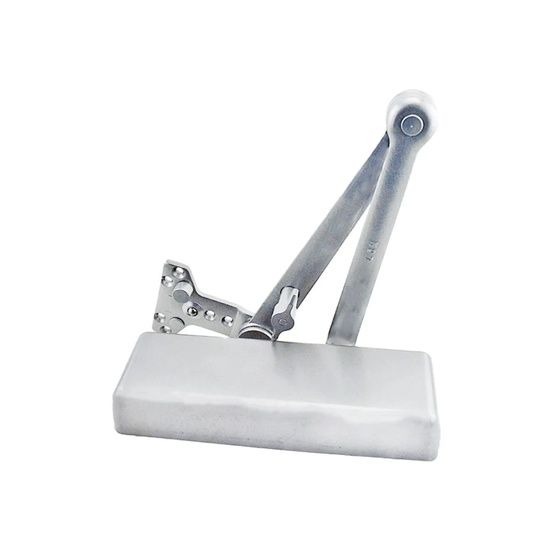 LCN 4040XPHCUSHAL Parallel Arm Super Smoothee Heavy Duty Adjustable 1-6 Surface Mounted Hold Open Cush Door Closer with TBSRT Thru Bolts 689 Aluminum - Image 1