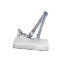 LCN 4040XPHCUSHAL Parallel Arm Super Smoothee Heavy Duty Adjustable 1-6 Surface Mounted Hold Open Cush Door Closer with TBSRT Thru Bolts 689 Aluminum
