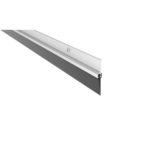 Pemko 307DV36 36" 3' Door Bottom Sweep with 1" Vinyl Dark Bronze Finish - Image 1