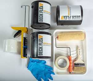 Elastomeric Top Coat 3-Gallon Deck Paint Kit