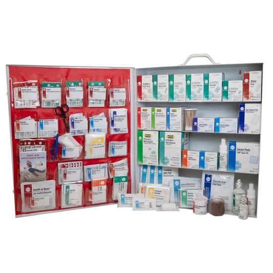HART ANSI Class A Extra-Wide 4-Shelf First Aid Station - Image 3