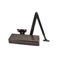 LCN 4041DELRWPADKBRZ Parallel Arm Super Smoothee Adjustable 1-6 Surface Mounted Delay Door Closer with TBSRT Thru Bolts 695 Dark Bronze Finish