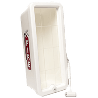 Cato Chief Plastic Fire Extinguisher Cabinet 10 lb White 11001H