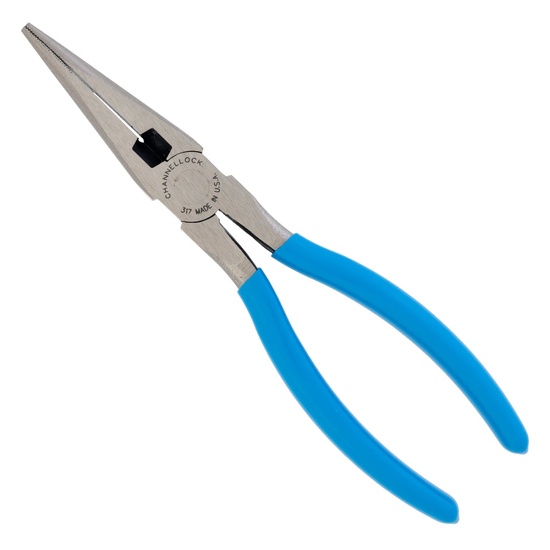 Channellock 8″ Long Nose Pliers w/ Side Cutter - Image 1