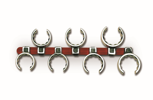 Wright Tool 1/2" Drive Flare Nut Crowfoot Wrench 15 Piece Set - 12 Point 1-1/8in - 1-15/16in