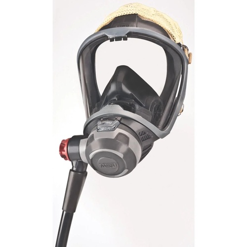 MSA G1 Supplied Air Respirator Full Facepiece Medium-Size 4-Point Kevlar Harness with Voice Amplification