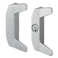 Von Duprin 386NL26DRHR Right Hand Reverse Rigid Pull Night Latch Trim for 33 / 35 Series; 626 Satin Chrome Finish