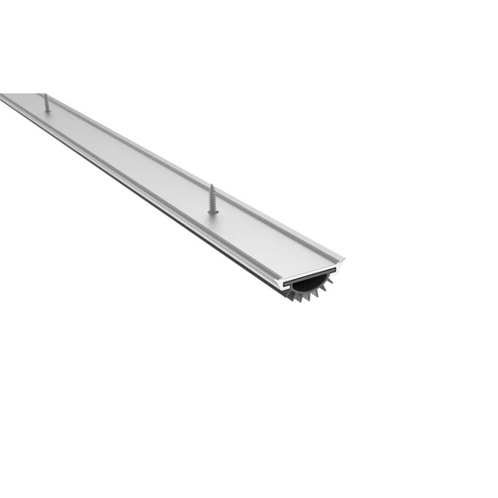Pemko 209AV36 36" 3' Door Shoe with Vinyl Mill Finish Aluminum Finish - Image 1
