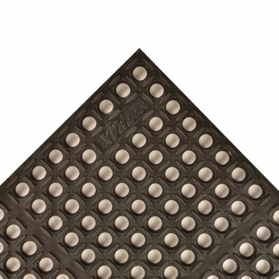 NoTrax Cushion-Tred 543 Drainage Anti-Fatigue Mat 2 ft x 3 ft Black - Image 1