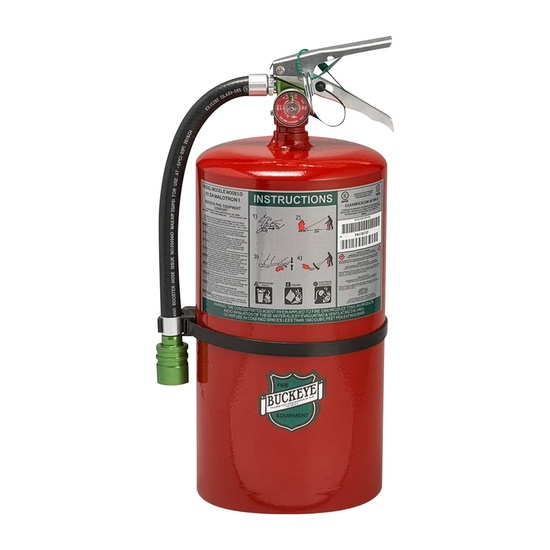 Buckeye 11 lb Halotron Clean Agent Fire Extinguisher - Image 1