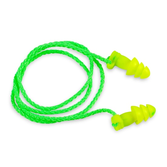 Moldex Glide® Trio Corded Reusable Twist and Push-In Earplug 6445, NRR 27dB - Image 4