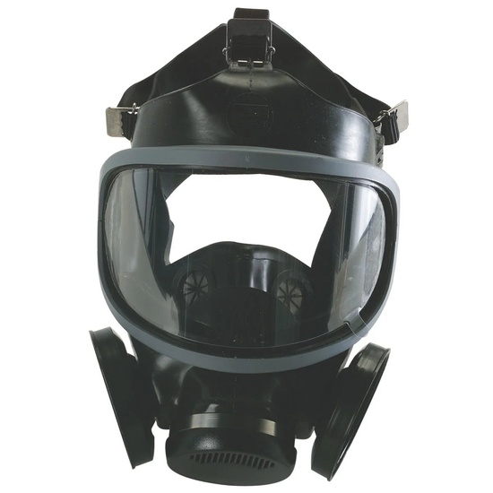 MSA Ultra-Twin Full-Facepiece Respirator Medium-Size Silicone - Image 1