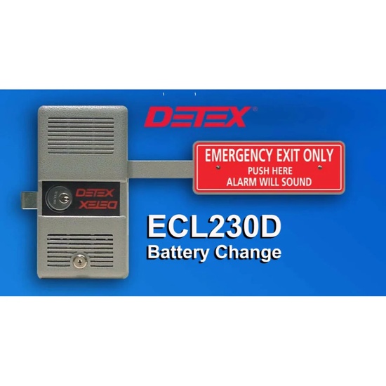 Detex ECL600 Warnock Hersey Listed Fire Exit Hardware w/ Long Bar 36" to 48" - Image 2