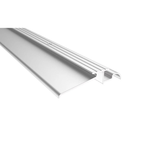 Pemko 145D72 72" 6' x 4" x 7/8" Interlocking Threshold Dark Bronze Anodized Aluminum Finish