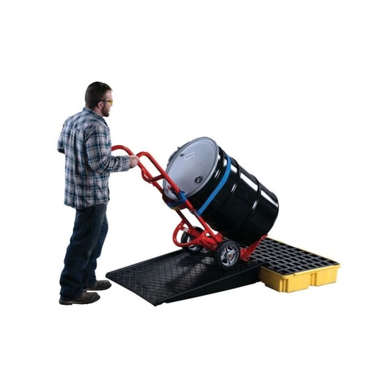 Eagle Manufacturing 2 Drum 30 Gallon Sump Capacity Modular Spill Containment Platform without Drain Yellow - Image 3