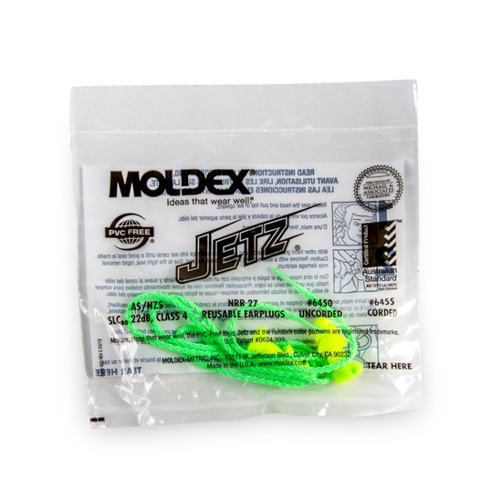 Moldex Glide® Trio Corded Reusable Twist and Push-In Earplug 6445, NRR 27dB - Image 3
