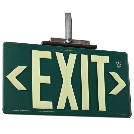 Photoluminescent Exit Sign for Outdoor and Wet Locations 100FT - Image 7