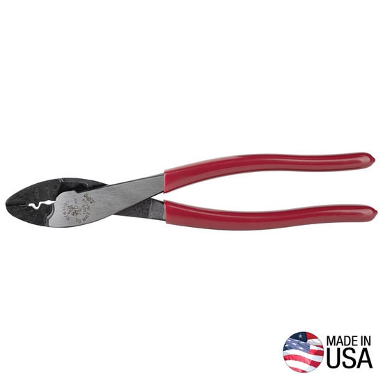Klein Tools 1005 Crimping and Cutting Tool for Connectors - Image 1