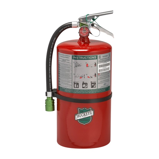 Buckeye 11 lb Halotron Clean Agent Fire Extinguisher - Image 1