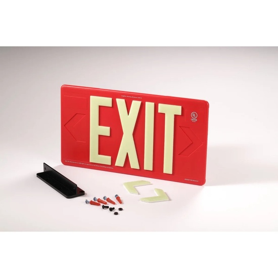 Photoluminescent Exit Sign for Outdoor and Wet Locations 100FT - Image 13