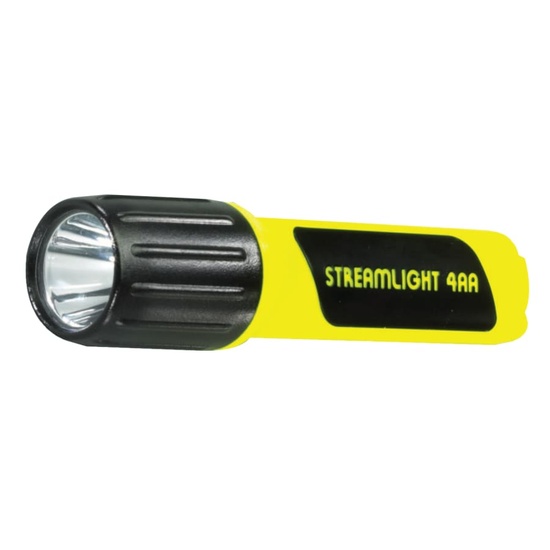 Streamlight 4AA ProPolymer LED Flashlight Yellow 67 Lumens 155 Hour Runtime Class I Division 1 Safety Rated - Image 1